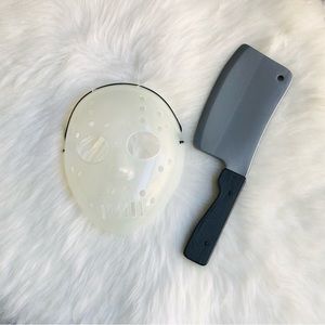 Jason Glow In The Dark Mask with Costume Accessory 2 pc